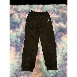 Nike Air Jordan Jumpman Woven Wind Pants Black Youth Large 95C719-023 FREE SHIP